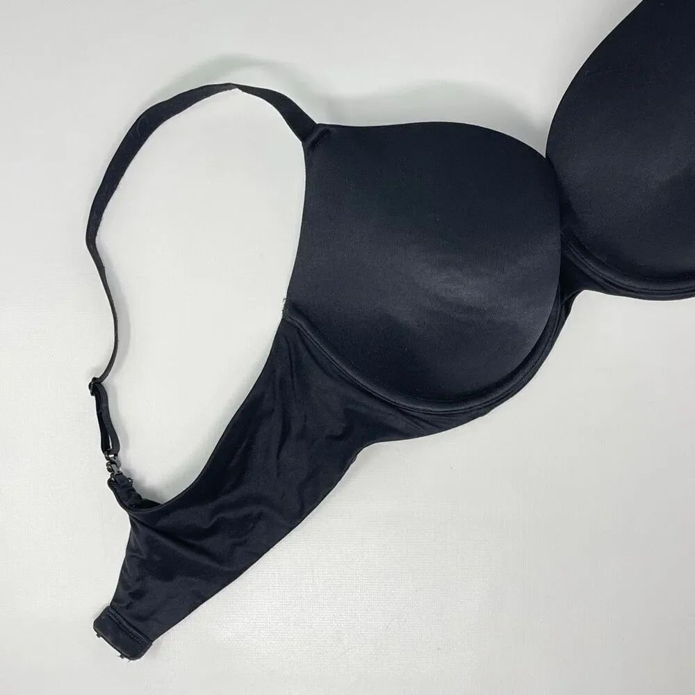 Auden Bra The Icon Underwire Lined T-shirt Full Coverage Black Women’s Size 38C - Picture 4 of 7